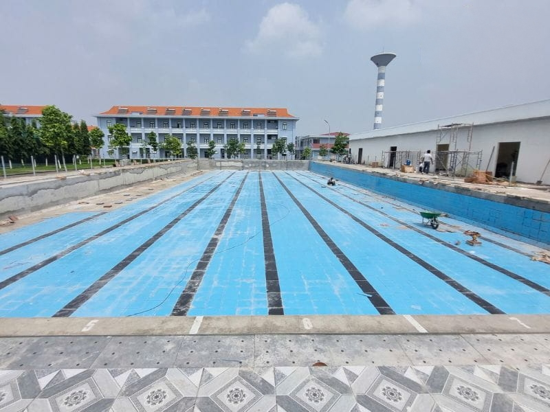 Dự án thi công bể bơi thi đấu tại Phường Vĩnh Hội, HCM