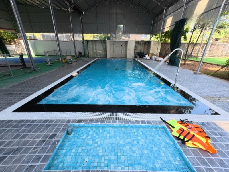 Dự án thi công bể bơi tại xã Quang Thiện, Ninh Bình